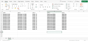 Tube Labeler Excel System